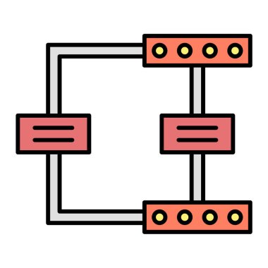 seo modern simgesinin vektör illüstrasyonu