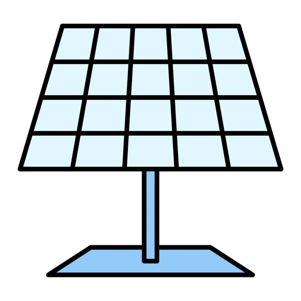 太陽電池パネルのアイコン ベクターイラスト — ストックベクタ