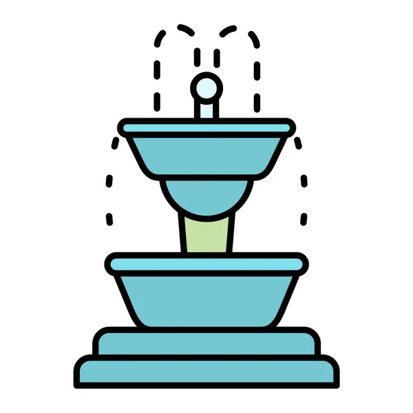 Vektorillustration Des Brunnensymbols — Stockvektor