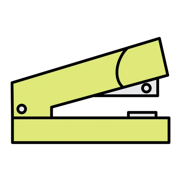 Icona Della Cucitrice Illustrazione Schematica Delle Icone Vettoriali Legno Web — Vettoriale Stock