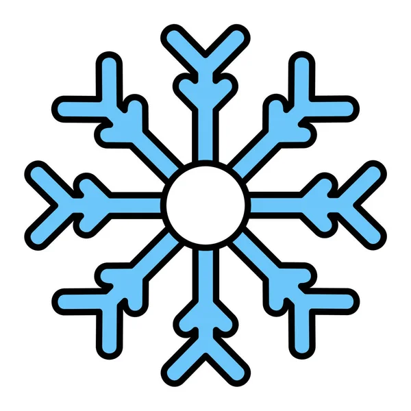 Снежинка Иконка Сайта — стоковый вектор