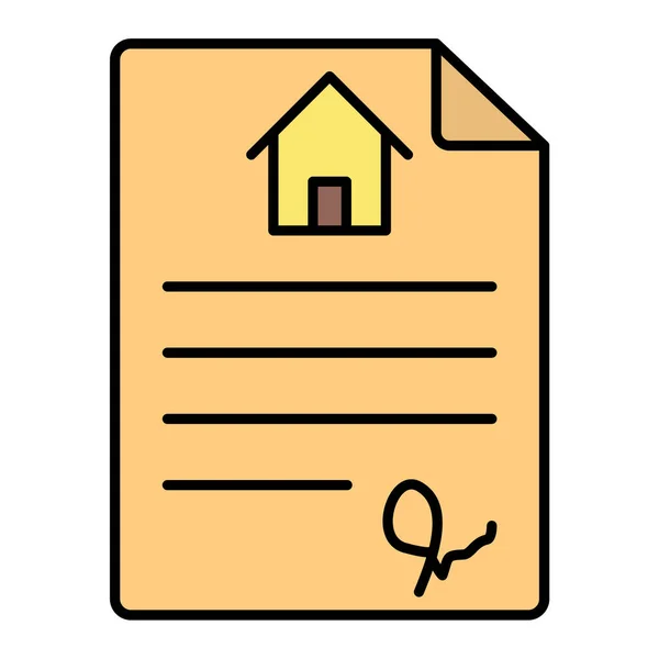 Immobilienmakler Symbol Vektor Illustration — Stockvektor
