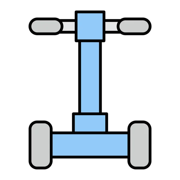 Ilustracja Wektorowa Pojedynczej Ikony Roweru — Wektor stockowy