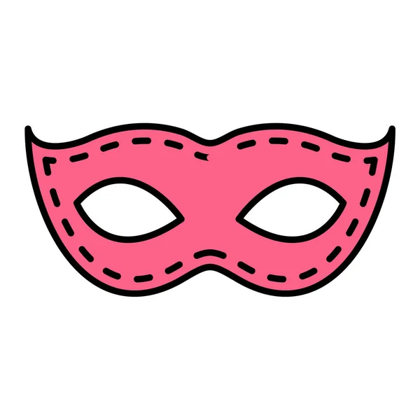 Masken Ikone Cartoon Illustration Von Maskenvektorsymbolen Für Das Web — Stockvektor