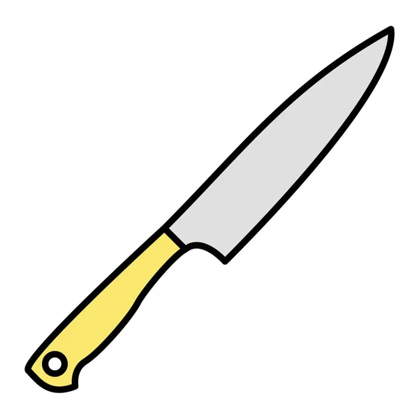 Knife Icon Vector Illustration — Stock Vector