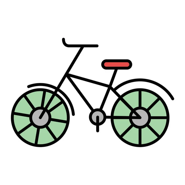 Icône Vélo Illustration Vectorielle — Image vectorielle