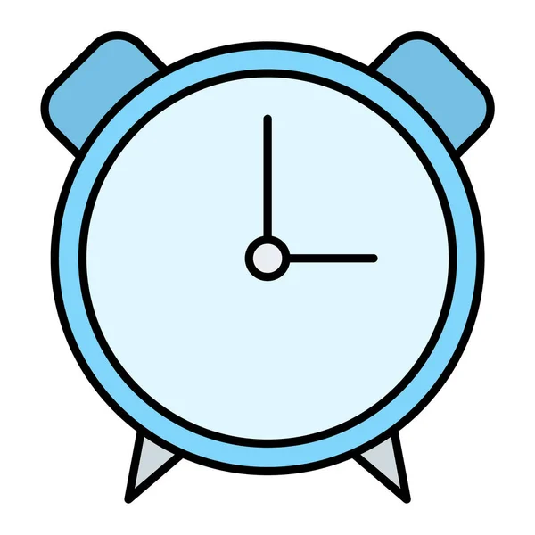 Reloj Despertador Icono Vector Ilustración — Vector de stock