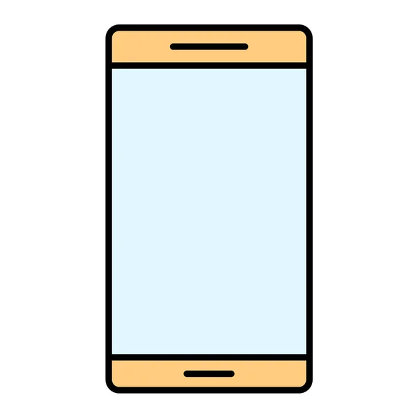 Dispositivo Smartphone Gadget Tecnologia Vetor Ilustração — Vetor de Stock