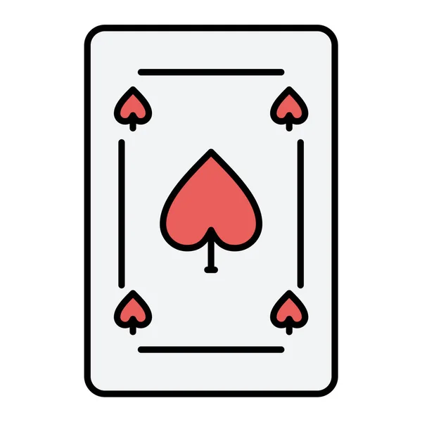 Illustration Vectorielle Une Icône Casino — Image vectorielle