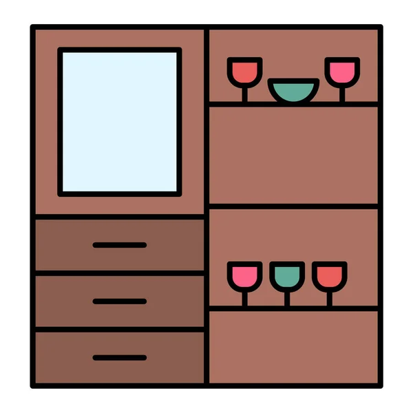 Wine Glass Red White Background Vector Illustration Design — ストックベクタ