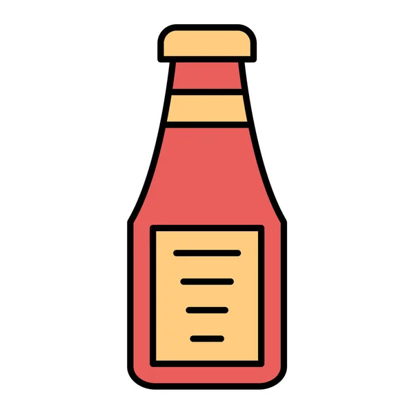 Flasche Web Symbol Einfache Illustration — Stockvektor