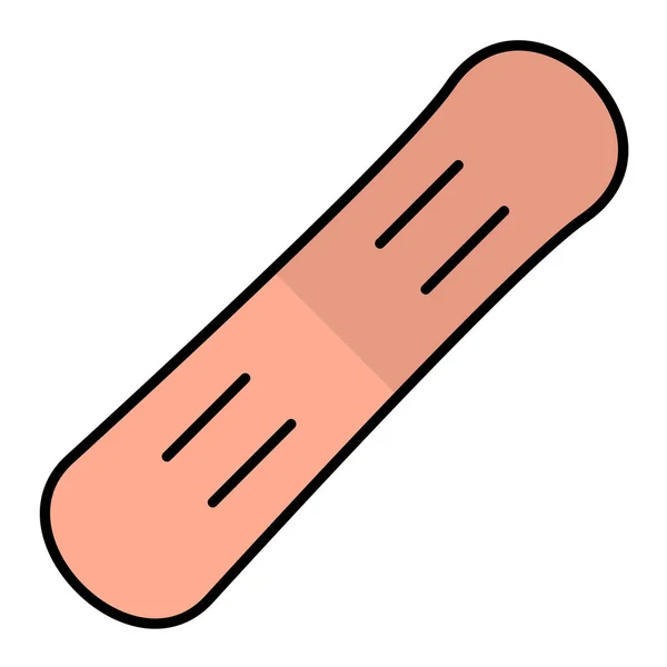 Pencil Icon Cartoon Rubber Band Vector Illustration Web Design — Image vectorielle