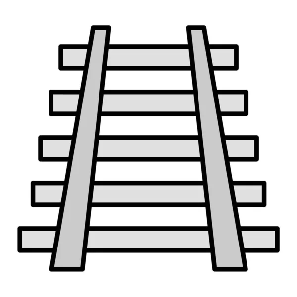 Stairs Icon Outline Ladder Vector Illustration Isolated White Background — Stockvektor