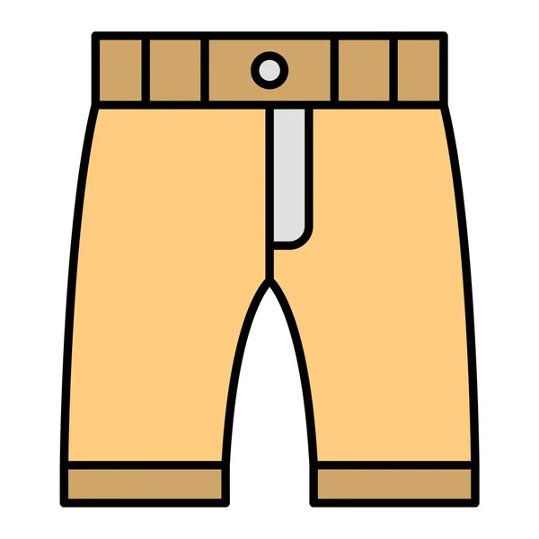 Hosen Web Symbol Einfache Illustration — Stockvektor