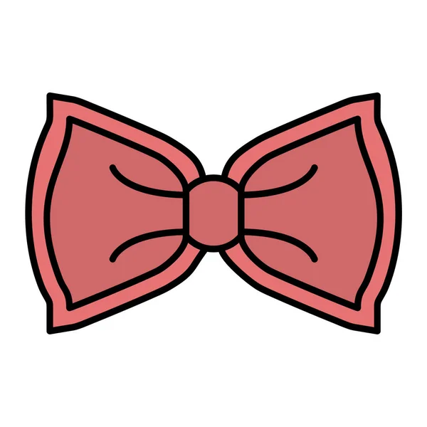 Bow Tie Icon Vector Illustration Graphic Design — Stock Vector