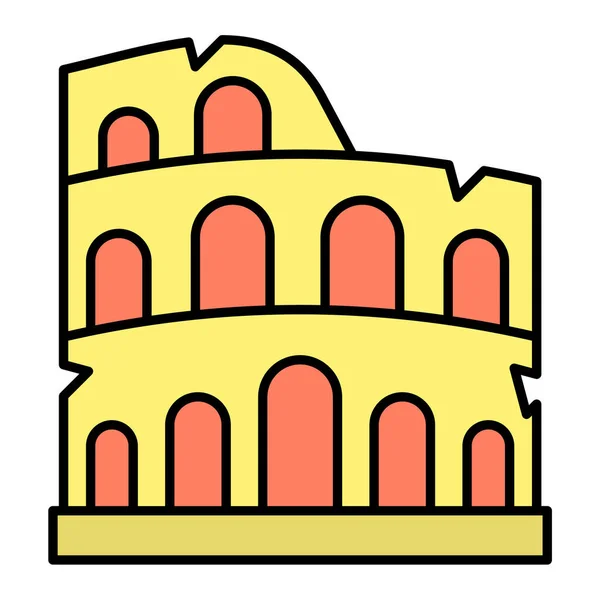 Ilustración Vectorial Icono Edificio — Vector de stock
