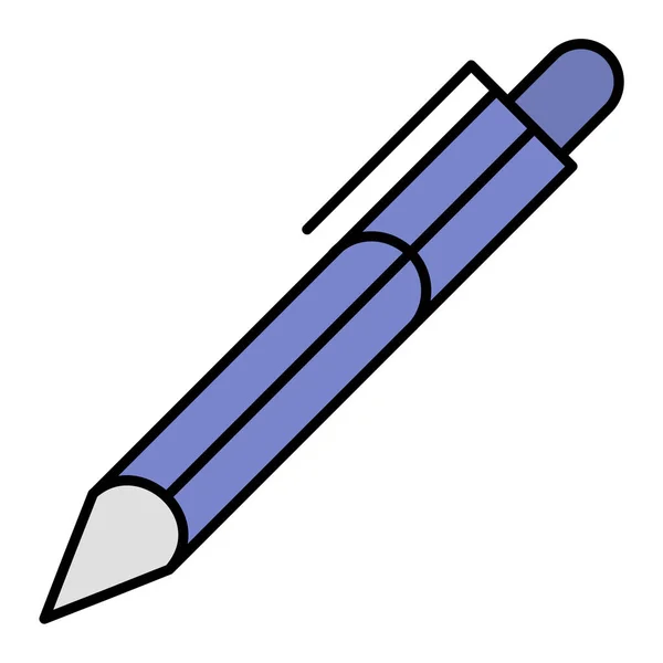 Icono Pluma Ilustración Vectorial — Vector de stock