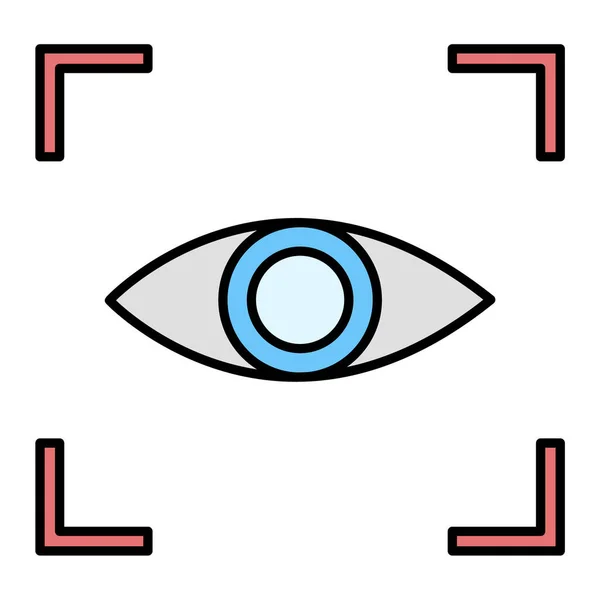 Eye Icon Vector Illustration — Stock Vector