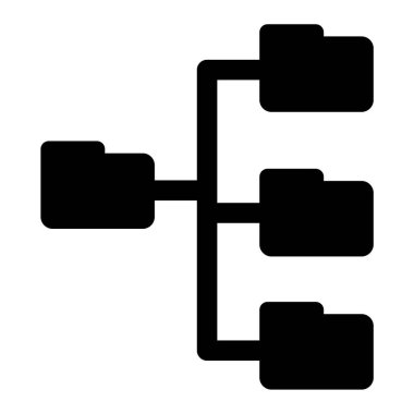 veritabanı. Web simgesi basit illüstrasyon