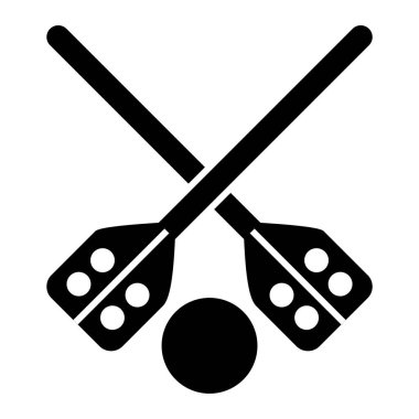 Spor. Web simgesi basit illüstrasyon