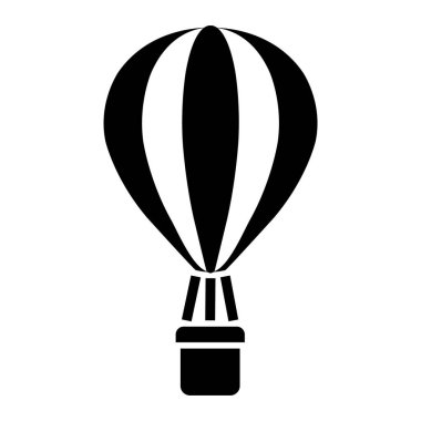 Sıcak hava balonu. Web simgesi