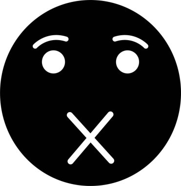 Üzgün bir yüzün vektör çizimi