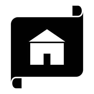 Beyaz arkaplanda ev simgesi vektörü izole edildi