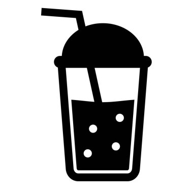 Kokteyl. Web simgesi basit illüstrasyon