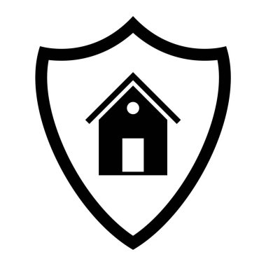 kalkan ikon vektör illüstrasyonu