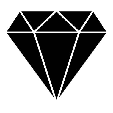 Elmas simgesi vektör illüstrasyonu