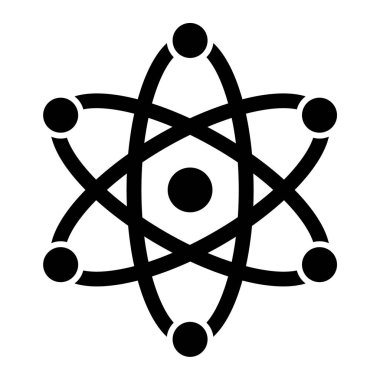 atom. Web simgesi basit tasarım