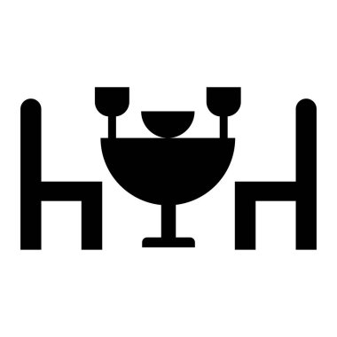 Şarap. Web simgesi basit illüstrasyon