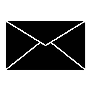 Zarf. Web simgesi basit illüstrasyon