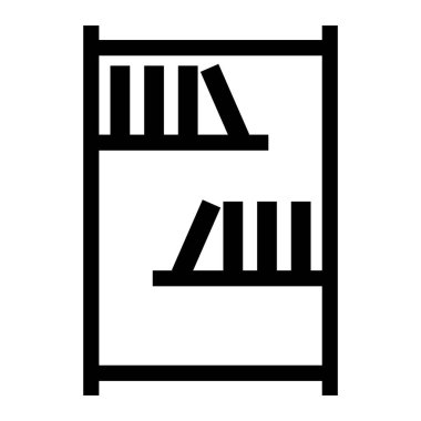 Kitap simgesinin vektör illüstrasyonu