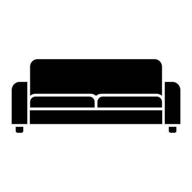 kanepe ikonu vektör illüstrasyonu