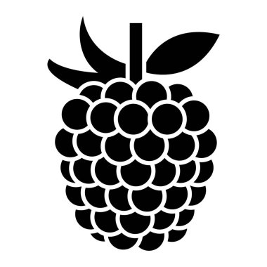 ahududu ikonu vektör çizimi