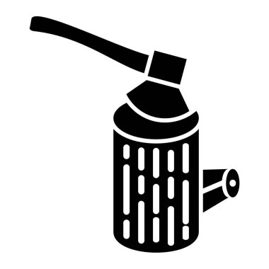 Tek balta simgesinin vektör illüstrasyonu