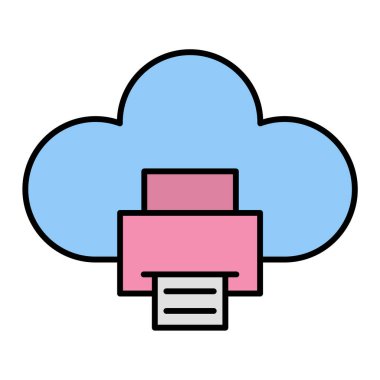 Bulut hesaplama. Web simgesi