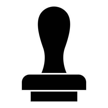 mühür simgesi, vektör illüstrasyonu