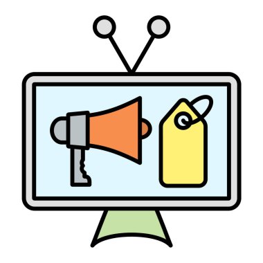 Web simgesinin vektör illüstrasyonu