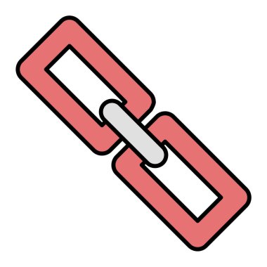 bağlantı simgesi vektör illüstrasyonu