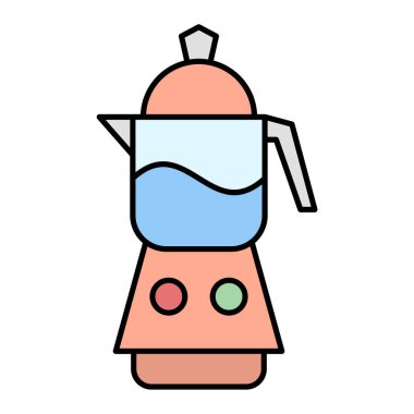 satır karıştırıcı simgesi vektör illüstrasyonu