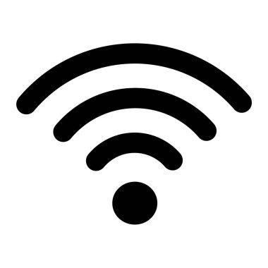 wifi simgesi vektör illüstrasyonu