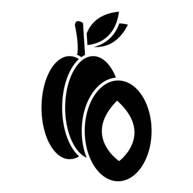 Taze meyve. Vektör çizim