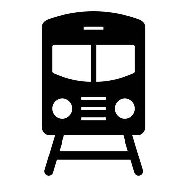 tren simgesi vektör illüstrasyonu