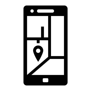 GPS navigasyon. Basit resimleme