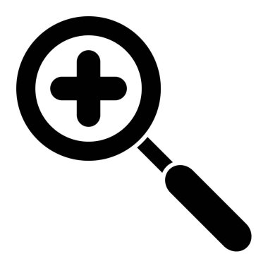 ikonu büyüt. vektör illüstrasyonu