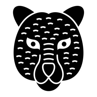 Bir kedi kafasının vektör illüstrasyonu