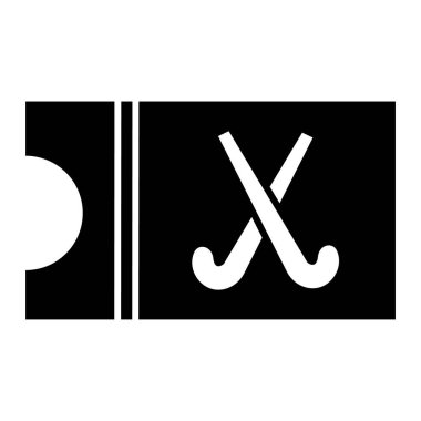 Bir spor simgesinin vektör illüstrasyonu