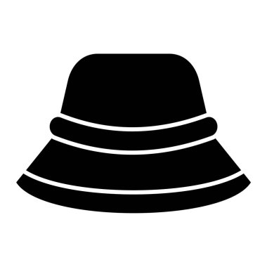 Şapka. Web simgesi basit illüstrasyon